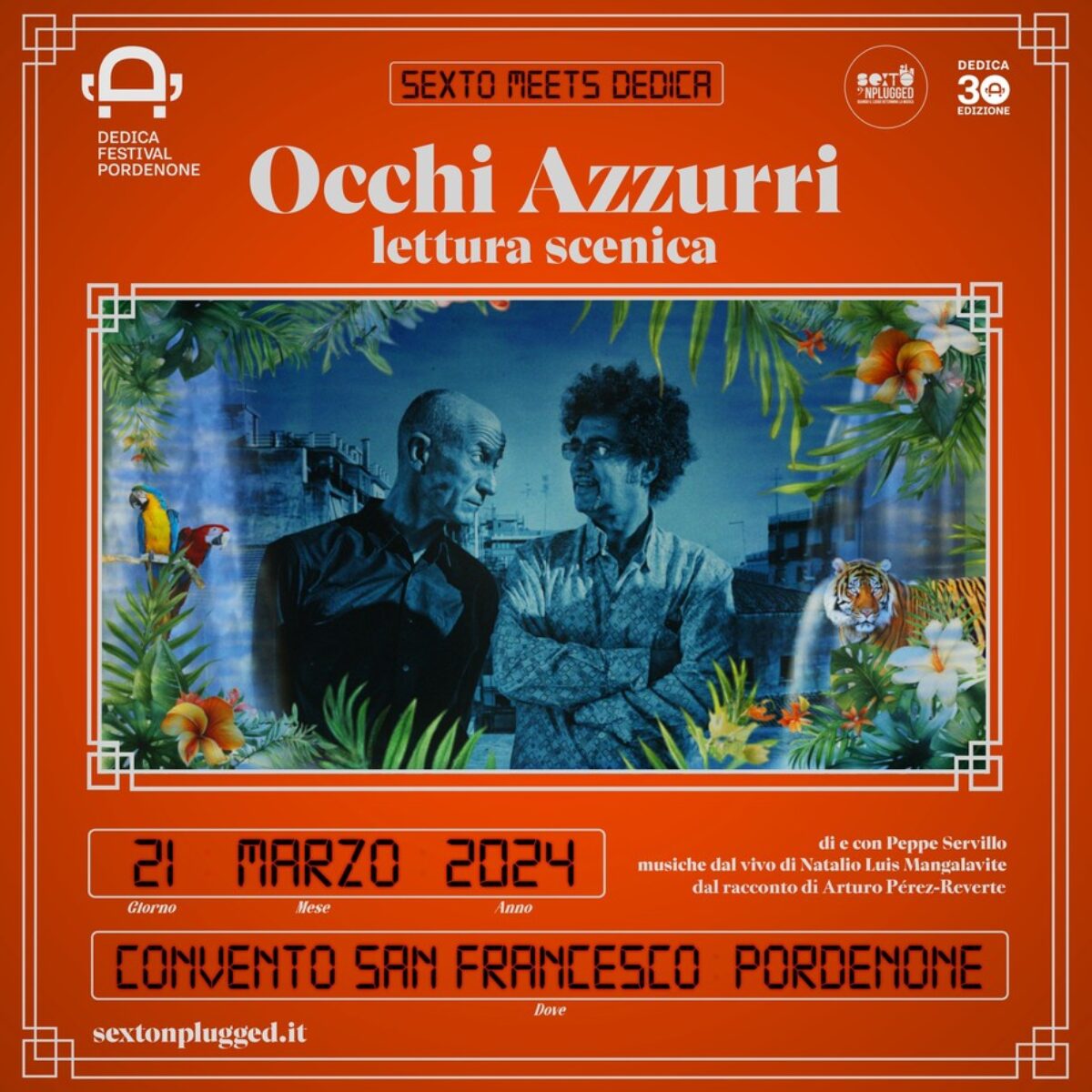 OCCHI AZZURRI – Lettura scenica